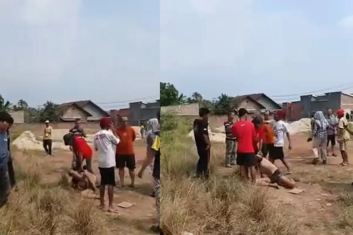 Pencuri sepeda motor babak belur dihajar warga
