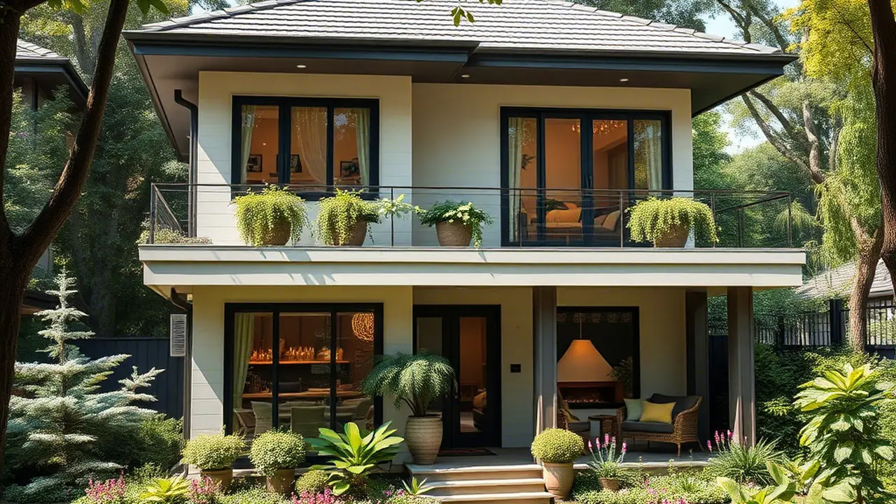 Model Rumah Tingkat 2 Sederhana tapi Indah