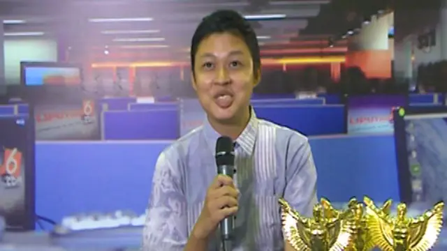 Azis Pengunjung dan Peserta Presenter di Indonesia Broadcaster Expo 2013