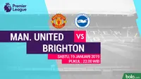 Premier League: Manchester United Vs Brighton and Hove Albion (Bola.com/Adreanus Titus)