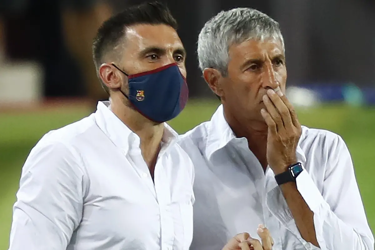 Quique Setien - Barcelona - Liga Champions