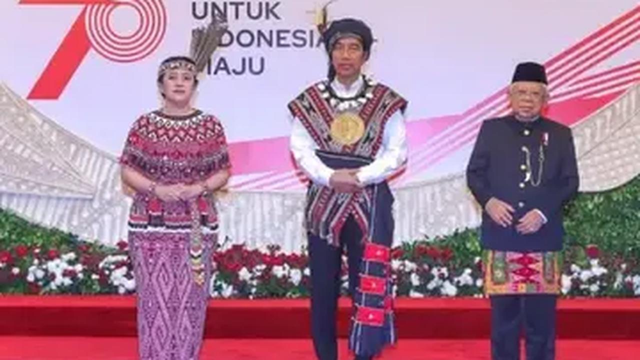 Puan Pakai Baju Adat Dayak di Sidang Tahunan MPR, Motif Kainnya Ternyata Sakral