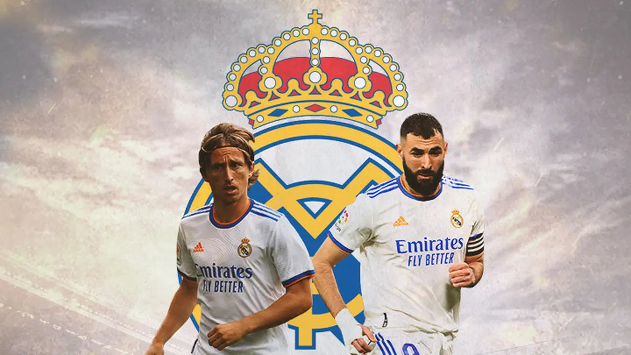 Real Madrid - Luka Modric dan Karim Benzema