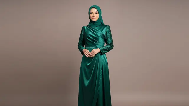 Gamis Kaftan Modern dengan Ventilasi di Dalam Lengan