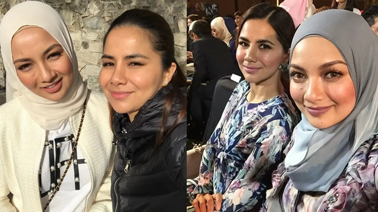 6 Potret Kebersamaan Noor Nabila dan Neelofa, Sang Kakak Artis Malaysia