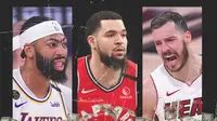 NBA - Anthony Davis, Fred VanVleet, Goran Dragic (Bola.com/Adreanus Titus)