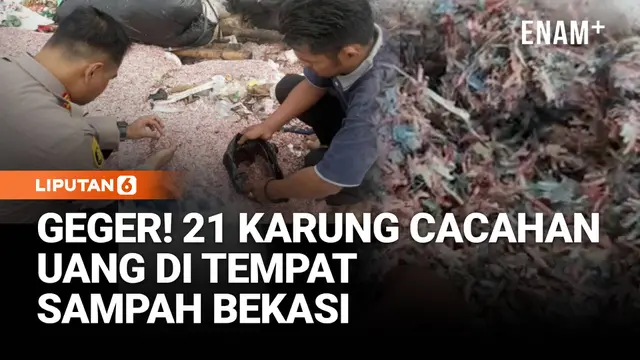 Geger! Temuan 21 Karung Cacahan Uang di Lahan Sampah Bekasi