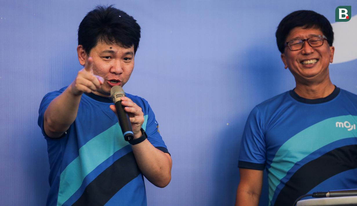 <p>Direktur Moji, Hendy Lim memberikan pernyataan saat launching MOJI di Sumarecon Mall Serpong, Tangerang Selatan, Minggu (21/08/2022). (Bola.com/Bagaskara Lazuardi)</p>
