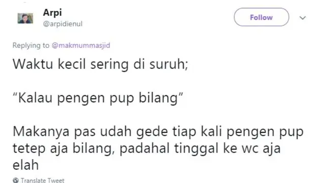 Bikin Nyengir, 8 Cuitan Lucu Gara-Gara Waktu Kecil