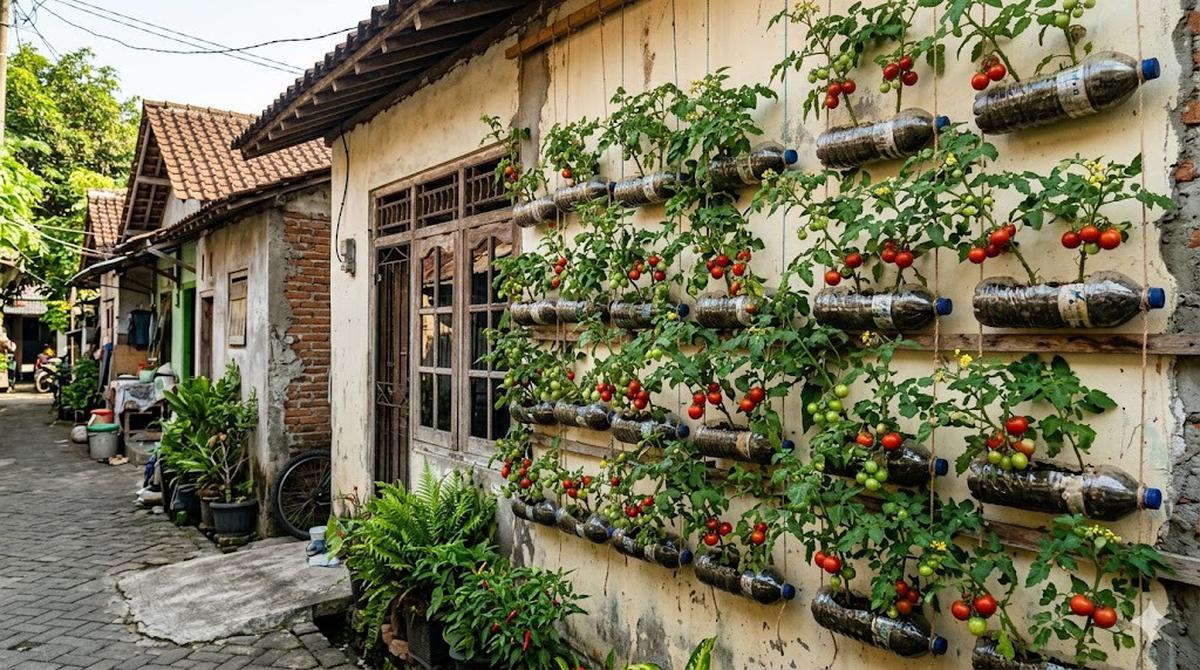 Ide Kebun Tomat Rampai Gantung untuk Rumah Tanpa Halaman