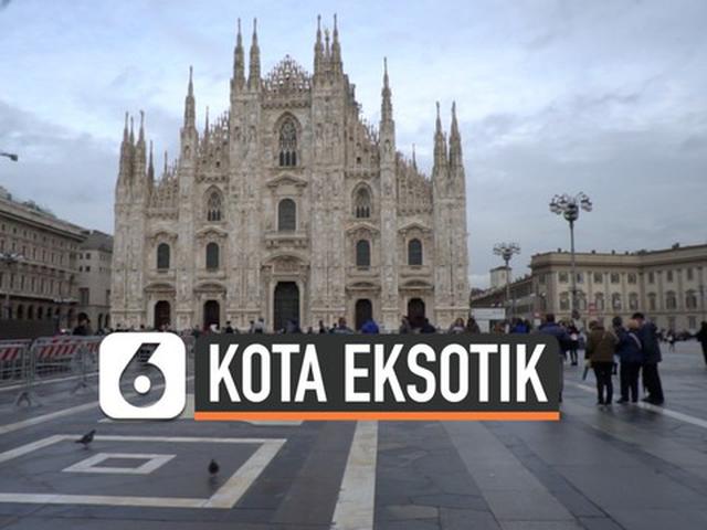 Video Menikmati Eksotiknya Piazza Del Duomo Milan Lifestyle Liputan6 Com