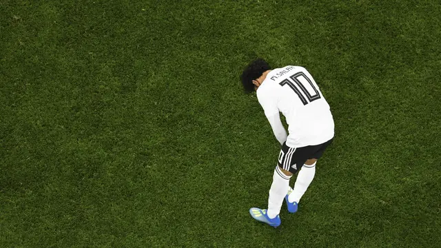 Kekecewaan Mohamed Salah Gagal Menang Lawan Rusia