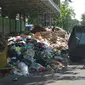 Tumpukan Sampah di TPSS Kesambi Kota Cirebon. (Foto Liputan6.com / Panji Prayitno)