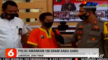 Napi asimilasi (HS) asal Lamongan kembali ditangkap usai digerebek petugas Satres Narkoba Polres Lamongan. Tersangka terciduk kembali mengedarkan sabu setelah 6 bulan bebas.