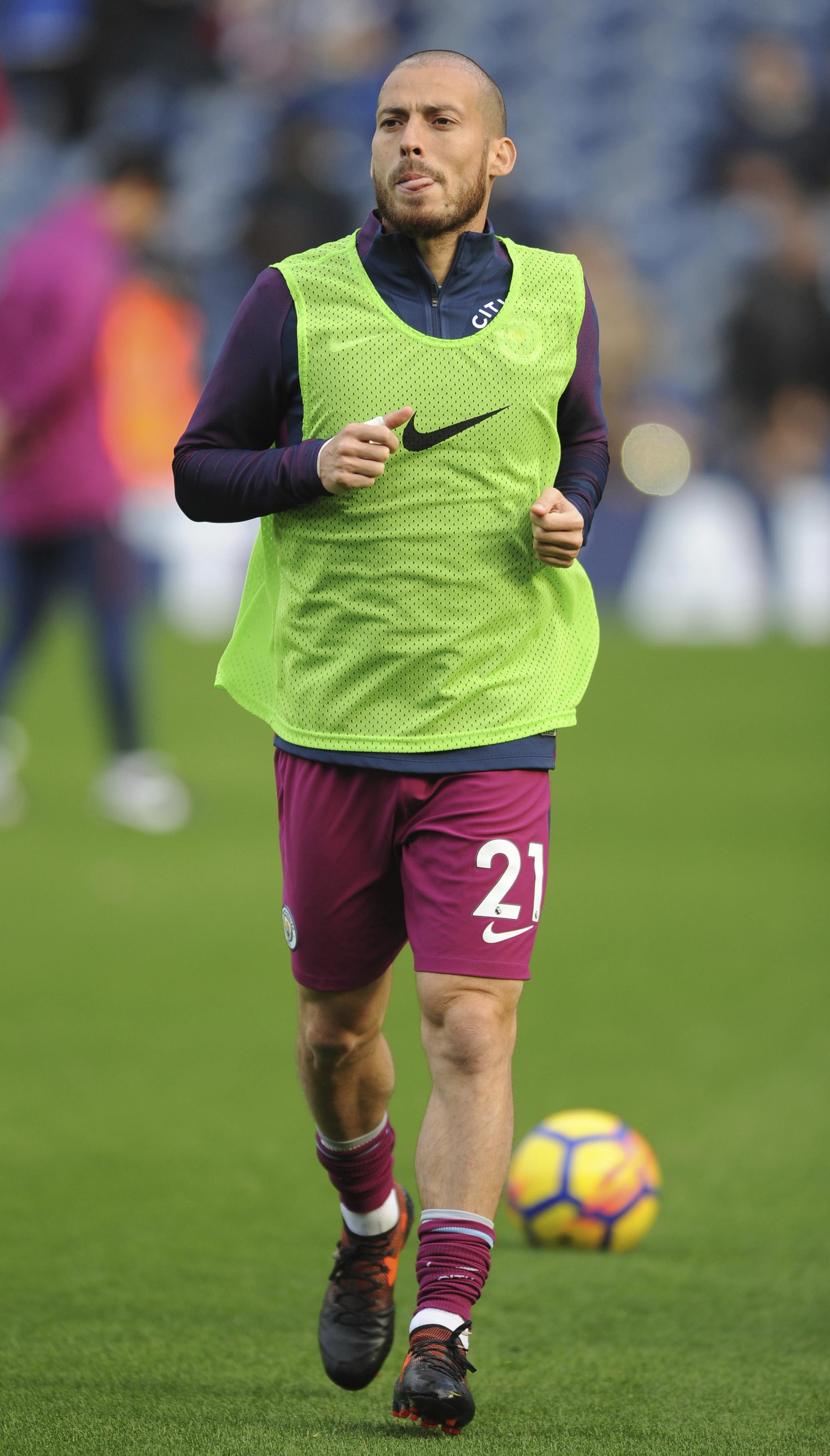 Kapten Manchester City, David Silva (AP/Rui Vieira)