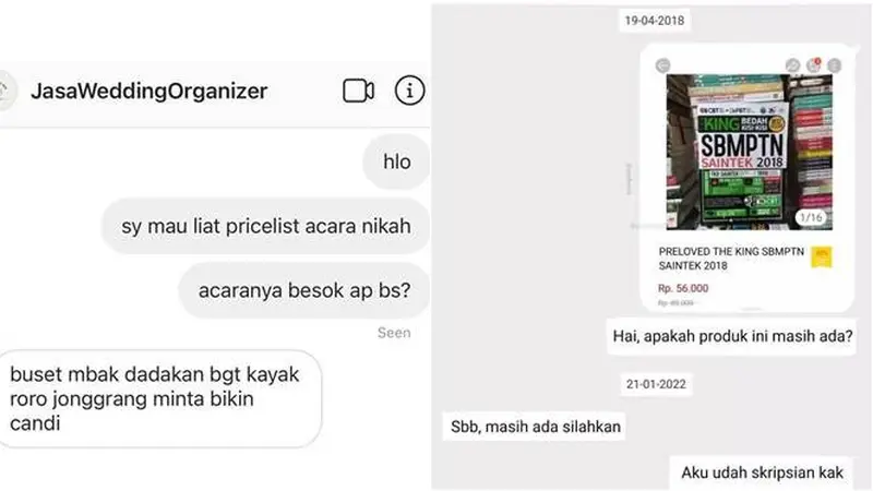 Enggak Jelas, Ini 8 Chat Absurd Orang Tanya Harga Ini Malah Bikin Kesal