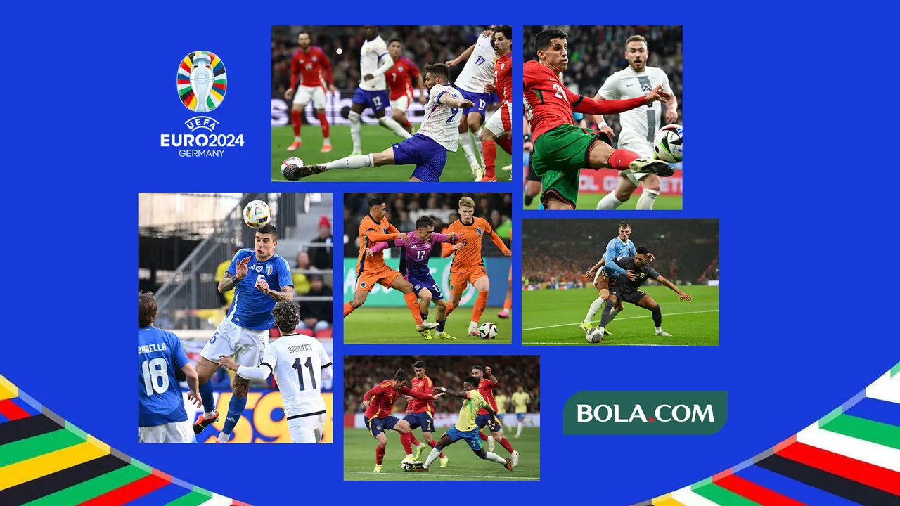 Kolase - Duel-duel Timnas Jerman, Prancis, Spanyol, Italia, Portugal, Inggris