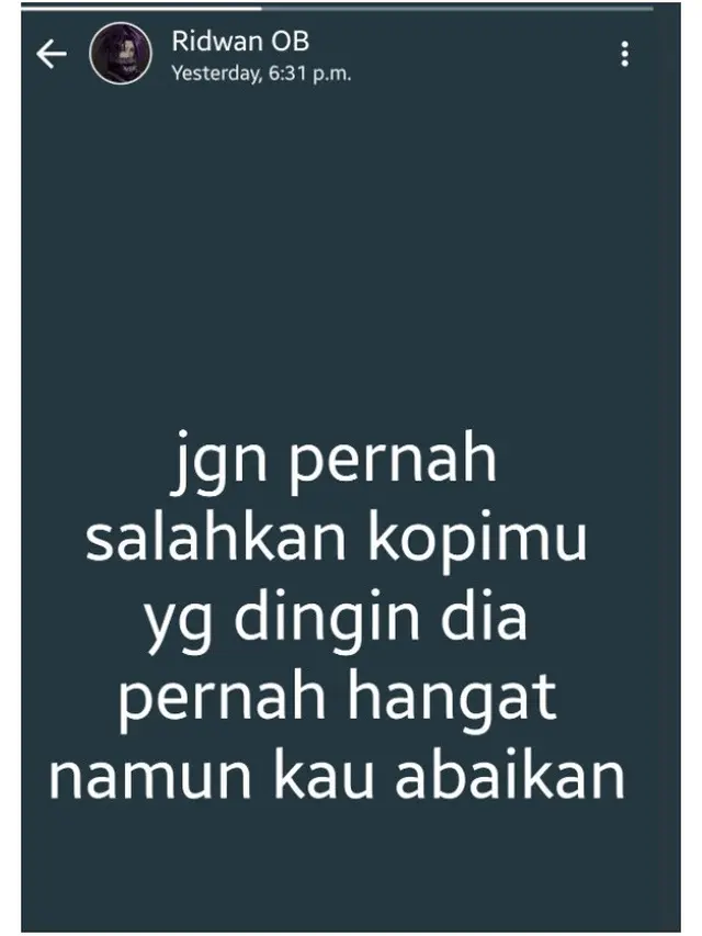 6 Status WhatsApp Orang Galau Masalah Cinta Ini Bikin Senyum Nyengir