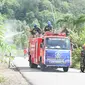 Kegiatan yang dilakukan berupa sosialisasi pencegahan Covid-19 dan penyemprotan disinfektan.