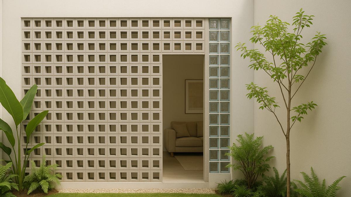7 Model Rumah Minimalis Kombinasi Roster dan Glass Block, Hunian Cantik yang Hemat Energi