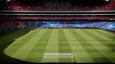 Foto yang diabadikan pada 10 Agustus 2020 ini memperlihatkan pemandangan Stadion Luz di Lisbon, Portugal, dua hari jelang pertandingan perempat final Liga Champions UEFA. (Xinhua/Pedro Fiuza)