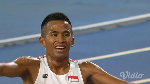 Berita video pelari halang rintang Indonesia, Atjong Tio Purwanto, mempersembahkan medali emas pada SEA Games 2017, Sabtu (26/8).