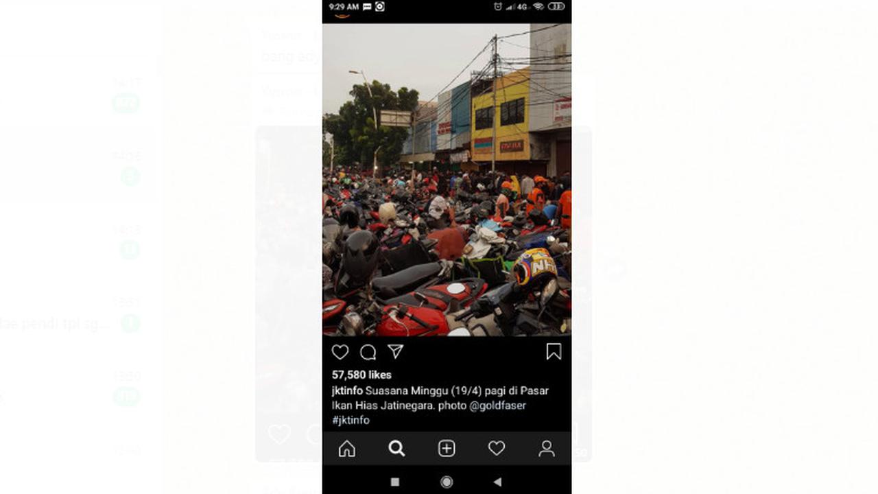 Viral Foto Orang Berkerumun di Pasar Ikan Hias Jatinegara, Jakarta Timur saat Masa PSBB