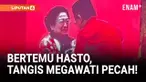 Hasto Kristiyanto hadir dalam Kongres ke-VI PDIP di Bali. Dia masuk dari pintu belakang dan langsung menuju ke depan panggung. Di sana, dia langsung bersalaman dengan ketua Umum PDIP megawati soekarnoputri. Keduanya pun sempat menangis.