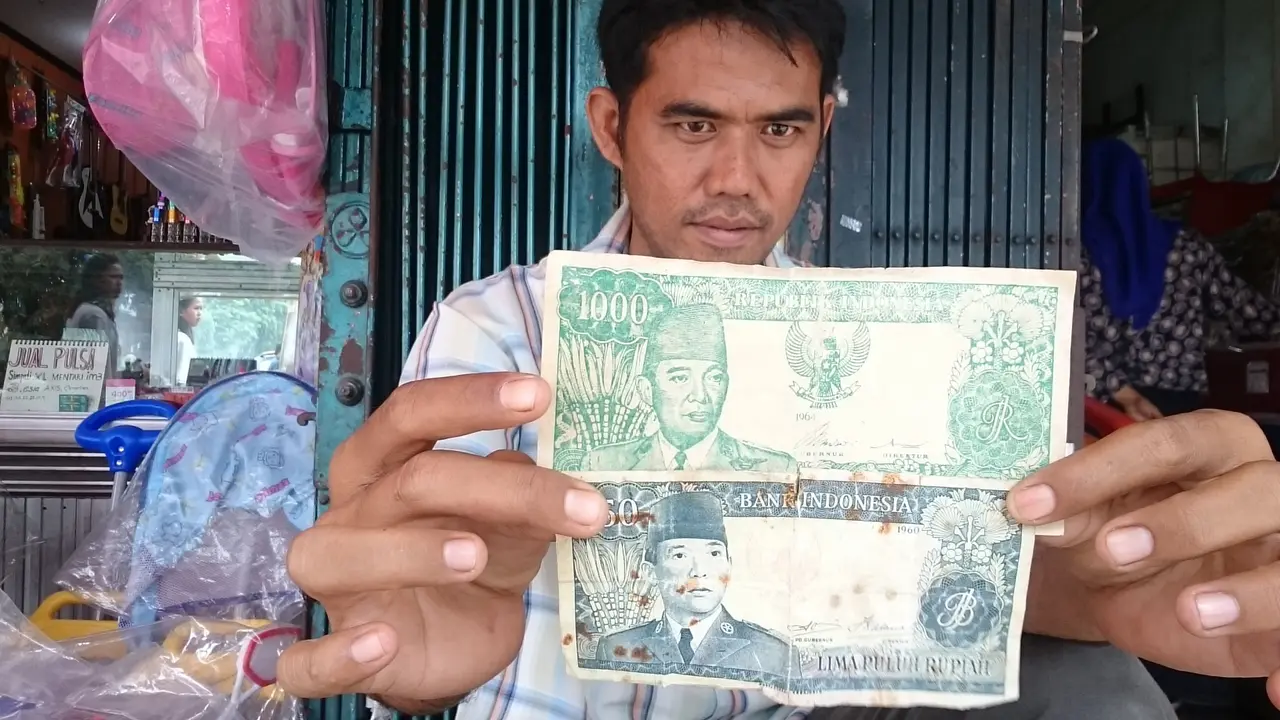 Uang Kertas Bergambar Presiden RI Pertama Ir Soekarno