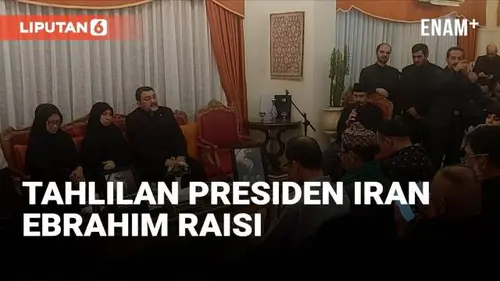 VIDEO: Suasana Tahlilan Presiden Ebrahim Raisi di Kedubes Iran Jakarta