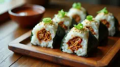 Resep Onigiri Ayam Suwir Bumbu Bebek yang Praktis