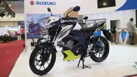 Suzuki GSX150 Bandit dipamerkan di GIIAS 2018. (Herdi Muhardi)