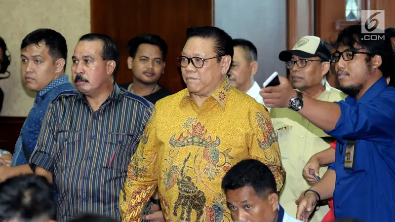 Agung Laksono hingga Mensos Hadiri Sidang Tuntutan Setya Novanto