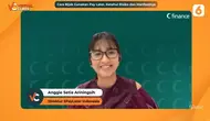 Direktur SPaylater Indonesia, Anggie Setia Ariningsih&nbsp;saat menjadi pembicara di acara Virtual Class Liputan6.com pada Rabu (21/5/2025).