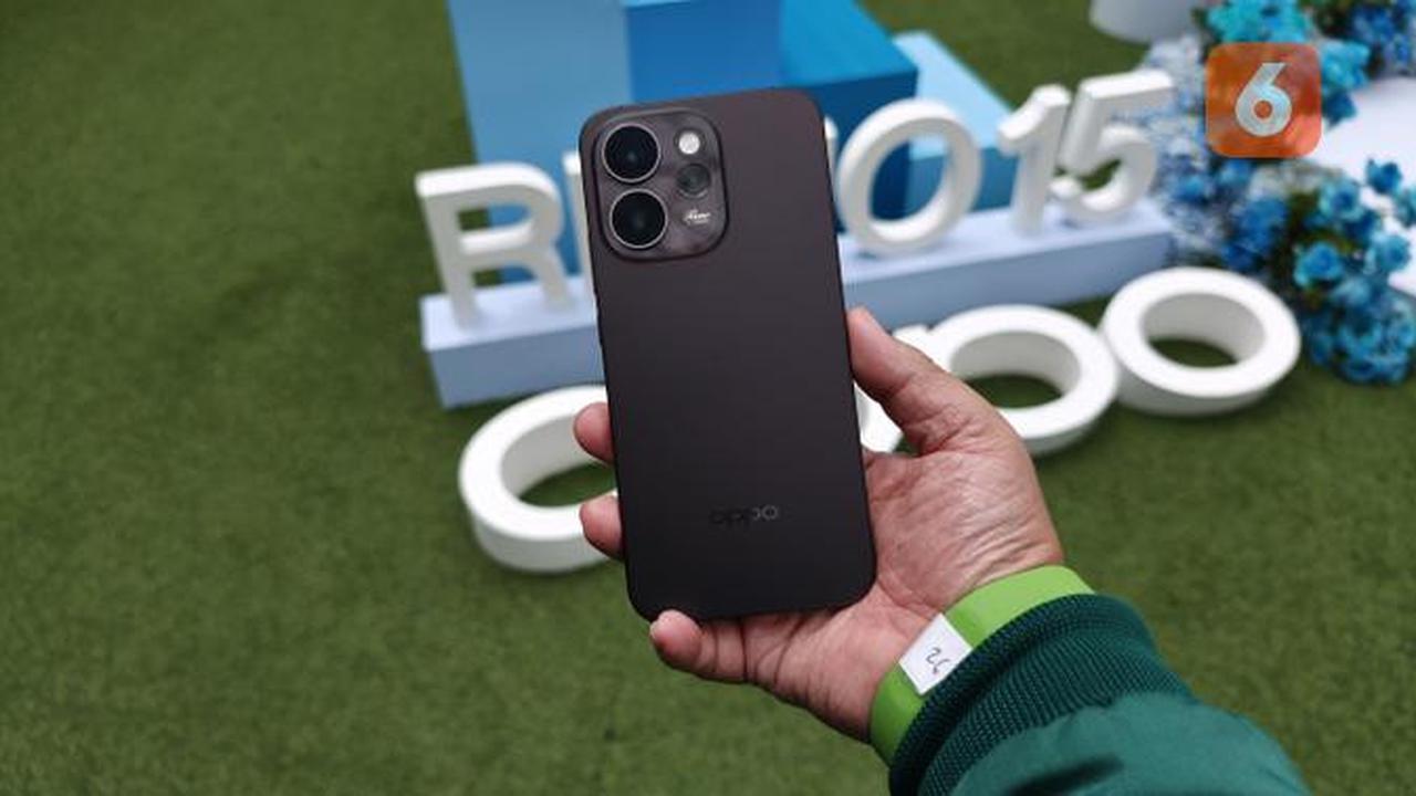 Oppo Reno15 Pro Max 5G. (Liputan6.com/ Yuslianson)