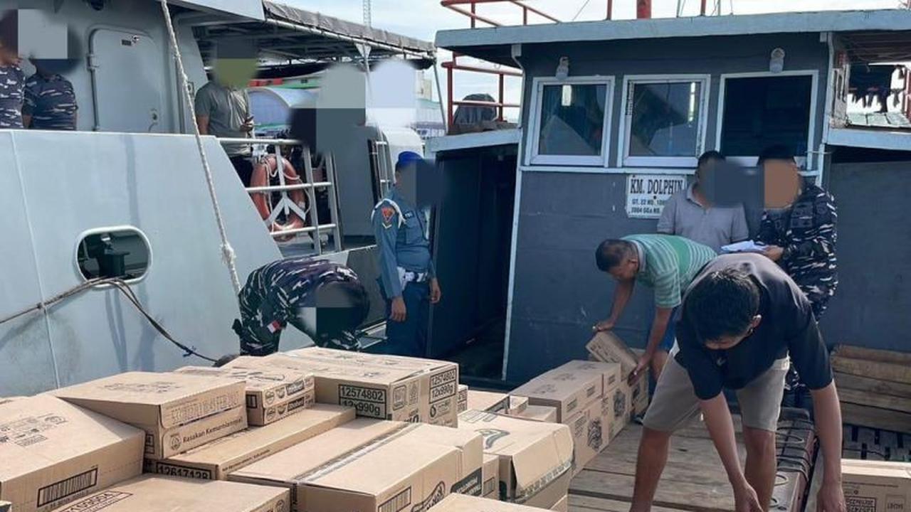 TNI AL Amankan Kapal Ilegal di Karimun, Bawa Kayu Tanpa Dokumen dan Narkoba