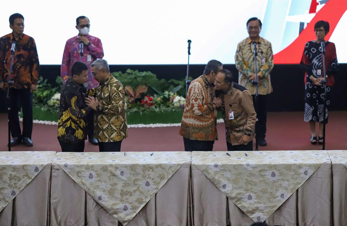 Pimpinan dan Dewas KPK ucap pakta integritas