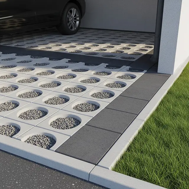 Jenis Paving Block Menyerap Air untuk Carport (AI)