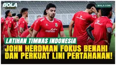 John Herdman menjelaskan persiapan Timnas Indonesia menghadapi Oman dan Mozambik dalam latihan di Stadion Madya, Senayan, Senin (1/6/2026). Ia juga mengungkap alasan Mees Hilgers bergabung latihan meski tidak masuk skuad FIFA Matchday Juni.