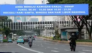 Banner Infografis Ganjil Genap Sepeda Motor saat PSBB Transisi Jakarta. (Liputan6.com/Helmi Fithriansyah)