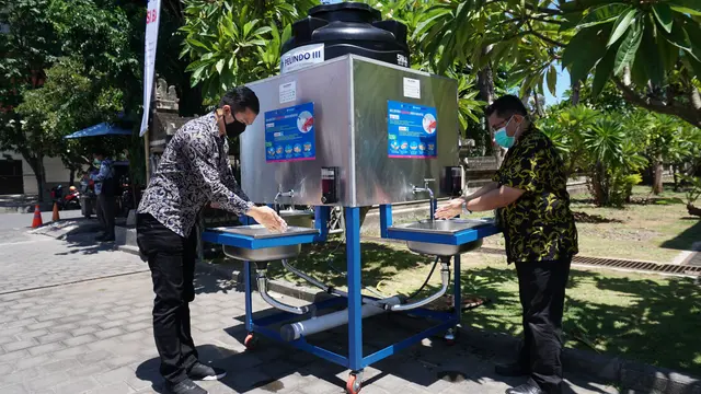 Tanggap Covid-19 di Provinsi Bali, Pelindo III Bentuk Posko dan Siapkan Fasilitas Sanitasi