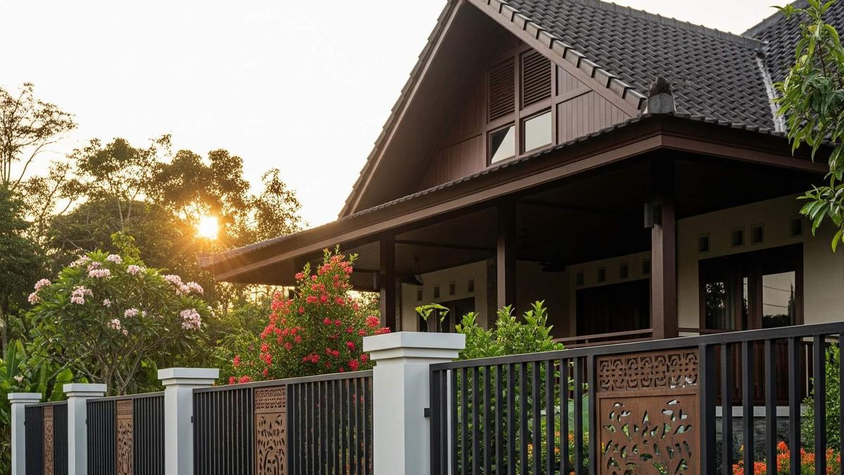 15 Model Pagar Rumah Anti Ular untuk Rumah di Daerah Tropis, Aman, Kokoh, dan Estetik