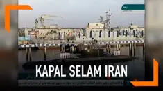Iran meluncurkan kapal selam terbarunya yang dibuat oleh industri lokal negara. Kapal selam baru ini dilengkapi dengan mesin pelunur rudal serta ranjau laut.