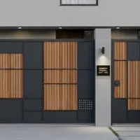 Desain Pintu Utama Rumah Minimalis (Sumber: Gemini AI)