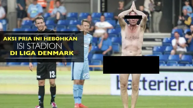 Video ketika Lars Erstup, mantan pemain Feyenoord menghebohkan pertandingan di liga Denmark antara Randers melawan Silkeborg