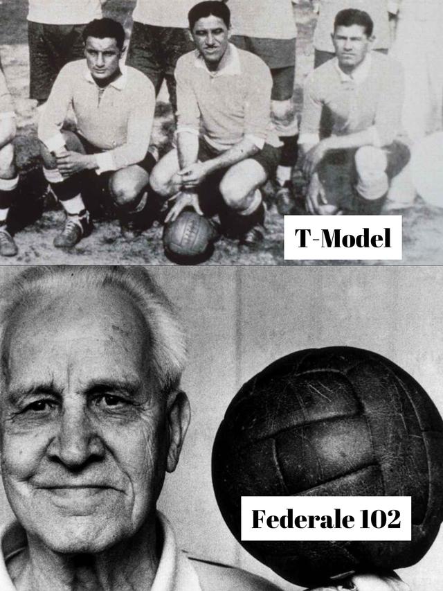 Bola T-Model dan Bola Federale 102 (Capture: ESPN.com)