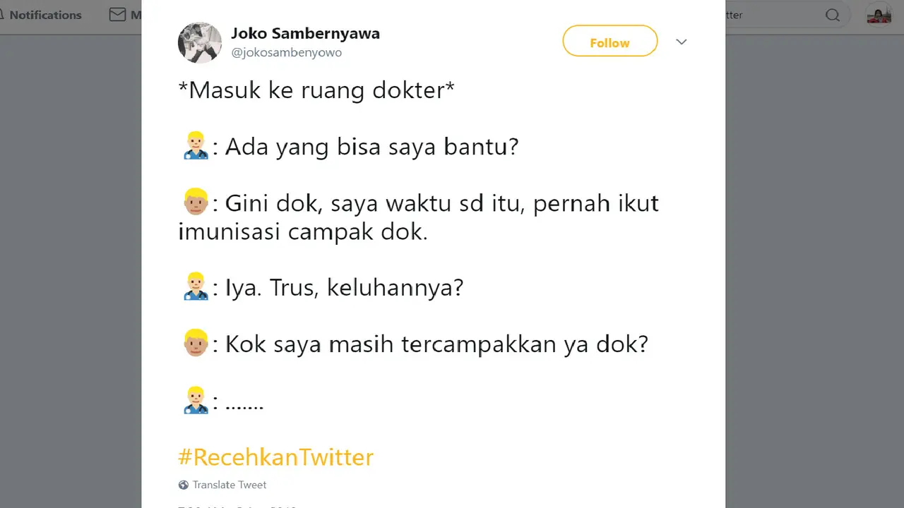 Twitter receh
