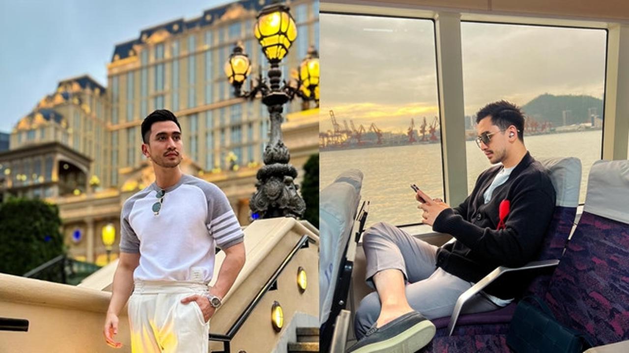 Brewoknya Makin Tebal, Ini 7 Potret Verrell Bramasta Waktu Liburan di Macau
