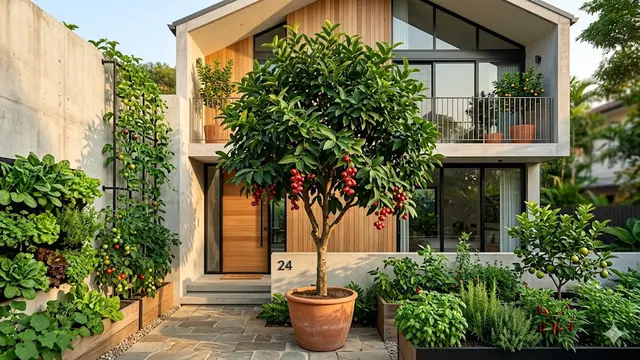 Ide Tanaman Produktif untuk Fasad Rumah