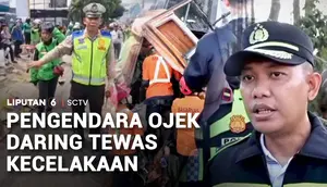 Pengendara Ojek Daring Tewas Kecelakaan